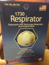 N95 Face Mask Surgical Masks 口罩 - Gerson 1730 Respirator (made in USA)