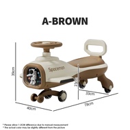 self powered ride on ASTRONAUT YOYO CAR 100KG MAX LOAD Yoyo swing car plasma swing kereta budak