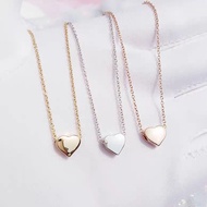 [ Callista Bilqis ] Kalung Rantai Titanium Liontin Love Emas Anti Karat Gratis Ongkir