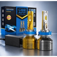 C80 APP Smart LED Headlight Bulb 160W 32000LM | 3000K-6500K Adjustable | Bluetooth APP Control | H1 