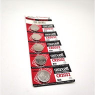 5pcs CR2032 2032 MAXELL CR2032 Button Battery Car Remote Control Key Electronic