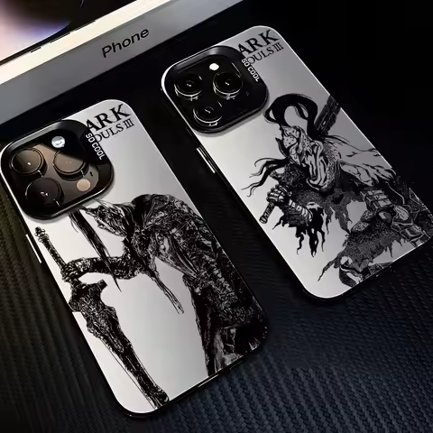 Hot Blood Game Dark Souls Phone Case For iPhone 16e 16 15 14 13 12 11 mini Pro Max X XR XSMAX 8 7 Pl