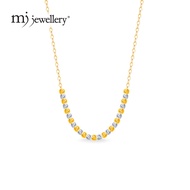 MJ Jewellery Gold Beaded Necklace R175 , 375 Gold & 916 Gold