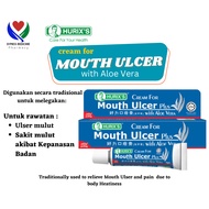 Hurix's Cream For Mouth Ulcer Plus (With Aloe Vera) 5g Ulser mulut