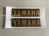 YAMAHA 50-750CC摩托車軟標字排貼花/貼標/一=2張