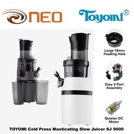 TOYOMI Cold Press Masticating Slow Juicer SJ 9000