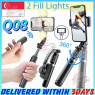 ⭐[Sg Seller] Q08 Gimbal Stabilizer for Phone Stabilizer Anti-Shake Selfie Stick Tripod mini tripod s