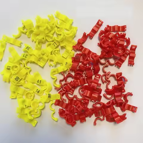 100-piece set of inner rings: 2.7mm, 3mm, 4.5mm, 5mm bird foot rings, finch bird, jade bird, parrot 