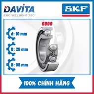 SKF Bearings 6000, 6000/C3, 6000-2Z, 6000-2Z/C3, 6000-2RSH, 6000-2RSH/C3