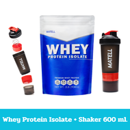 MATELL Whey Protein Isolate เวย์ โปรตีน ไอโซเลท ขนาด Non Soy ซอย แถม แก้วเชค สุ่มสี Shaker 600 ml