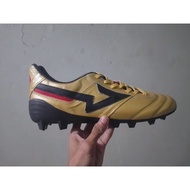 Sevspo MAESTRO 0.2 ALPHA GOLD BLACK KANGAROO LEATHER Soccer Shoes