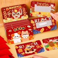 Chinese New Year Scratch Card Kit, Red Envelope Surprise Cards With Rewards E7s0