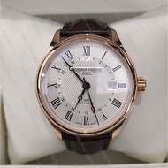 FREDERIQUE CONSTANT CLASSICS AUTOMATIC GMT WHITE DIAL GENTS FC-350MC5B4