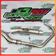 Super open Kou Mahachai open Spec pipe 51mm for Tmx 125 155 Rusi tc 125 155 Bajaj ct 100 125 Sniper135 Sniper150 Raider 150 carb /fi Euro 125 150 Pinoy 125 150 Canister pipe big elbow AHM Redleo Aun Charama Nueng Navin Nlk Daeng sai4