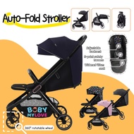 Auto-Fold Stroller Baby Pram Cabin Size Lightweight Compact Stroller