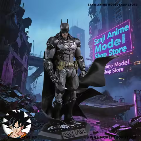 In Stock LPZZ DC001 Studio 1/12 Batman Arkham Knight Batsuit V8 04 Batman Action Anime Action Collec