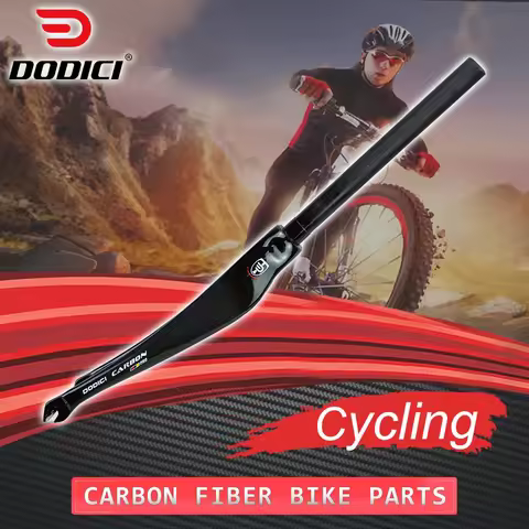 DODICI 700C 28.6MM Straight Tube 3K Full Carbon Fiber Road Fixed Gear Fork Road Bike Full Carbon Fro