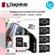 Kingston Canvas Select Plus MicroSD Micro SD Card 32GB / 64GB / 128GB / 256GB Class 10 100MB/s Memory Card