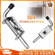 Heavy Duty Spring Latch Lock Barrel Bolt Lock 304 Stainless Steel Garage Door Lock