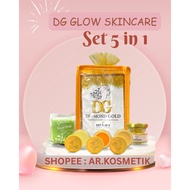 DG GLOW SKINCARE 5 IN 1 SET BUNJUT ORIGINAL HQ