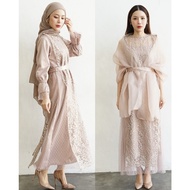 Ophelia Dress by NAMELIS - Luxurious Tile Brocade Party Dress for Engagement, Pre-Wedding, Eid al-Fi