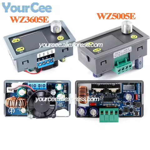 WZ3605E Adjustable CNC DC Regulated Power Buck Boost Converter 36V 5A Power Module WZ5005E 50V 5A Re