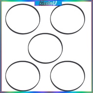 kiss 5mm Wide Replacement Belt Set Turntable Belts Durable Rubber for CDROM Drives