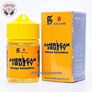 PROMO FREEBASE - LIQUID AMERICAN FRUITY Mango Smoothies 60ML 3MG 6MG AUTHENTIC Murah