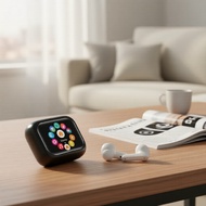 Original A6 Pro True Wireless Earbuds, Bluetooth TWS with Mic, 2.01-inch Touch Screen, Ultra-Long Ba