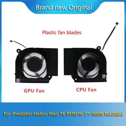 Brand New original Laptop CPU GPU cooling Radiator Fan For ACER Predator Helios Neo 16 PHN16-71-5606