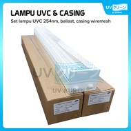 UV Kurin UVC Germicidal Lamp + Ballast + Casing Wiremesh