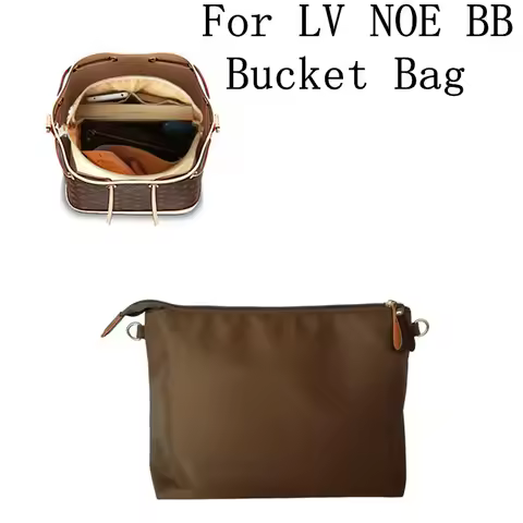 For LV NOE BB Bucket Bag Insert Pocket Tank Bag Support Nylon Bag Organizer Sorting Storage Inner Li