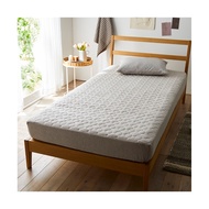 [Direct Form Japan] Nissen_  100% Cotton Jersey Knit Box Sheet Integrated Fitted Sheet (Coco Feel)