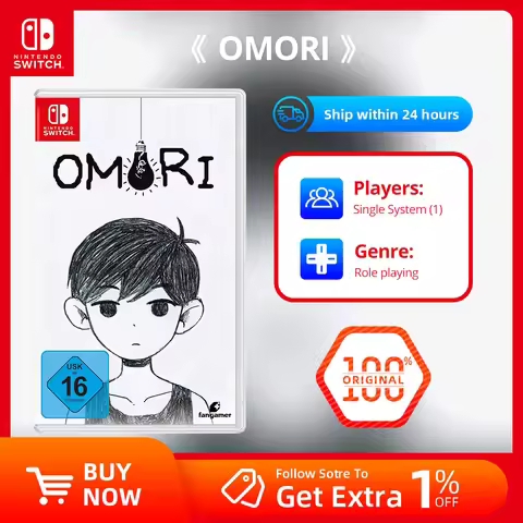 Nintendo Switch Game - OMORI - for Switch OLED Lite Console 100% Original Game Card