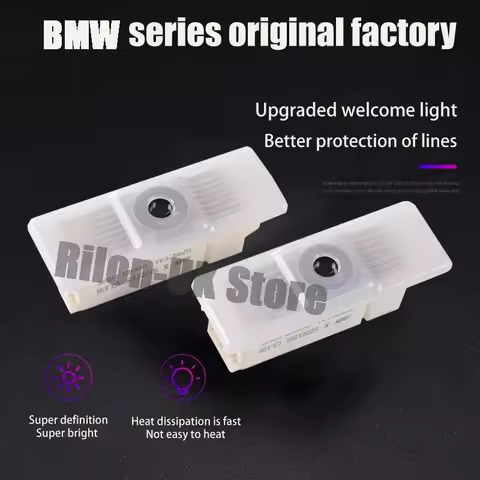 2 Led Car Door Welcome Light Ghost Shadow Projector Logo For BMW 7 5 3 Series E90 E92 M5 F15 F10 F30