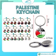 ARAMADA KYC012🔥Stainless Steel Metal Keychain PALESTIN PALESTINE KEYCHAIN PENYANGKUT KUNCI