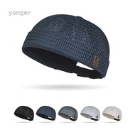 Unisex Mesh Beanies Hat Docker Hat Brimless Cap Sailor Hat Docker Skull Cap Streetwear Skullcap Bean