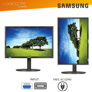Samsung '22 inch Rotatable Stand LED Wide CCTV PC Gaming Monitor  VGA DVI Input 60Hz PRELOVED USED R