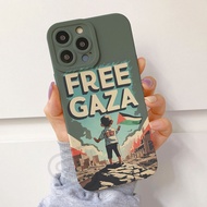 SIZORA OFFICIAL - P01 - FOR ITEL VISION 2 VISION A26 VISION 1 PRO VISION A60 A60S P40 SOFTCASE CASING HP Bela Palestine Palestina Save Gaza