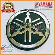 [ 100% ORI ] Y15 Y15ZR Y15Z YAMAHA LARGE LOGO SILVER 3D( DIA 4.5CM HEIGHT 0.2CM ) TUNING FORK MARK E