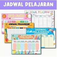 School Timetable Wipe and Clean Wall Decoration Class, School Timetable Wipe and Clean Wall Decorati