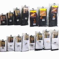 Elementary, Middle, and High School Socks Children's School Socks Plain Black Socks Black and White 