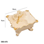 Gạt tàn hoa mai đắp nổi  CB21-GT1 phong cách tân cổ điển sang trọng.