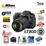 Nikon D7200 with 18-55mm / 18-105mm Lens 24.2MP DX-Format CMOS Sensor Full HD 1080p (2 Years Warrant