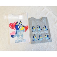 Estampo|Meiao Bluey Miaomiao Dog Bri 2-5y Girls Boys Tops Short Sleeve T-Shirt Summer Children's Clo