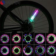 MYROE Bike Wheel Signal Light Colorful LED MTB Bicycle Wheelchair Lamp
