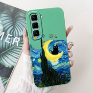 สำหรับ Infinix Hot 50 Pro 4G เคส X6881ลายการ์ตูนลูกกวาดเคสมือถือครอบ TPU นุ่มไม่เหมือนใครสำหรับ Infi