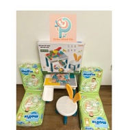 (Combo 4g Molfix - Free Lego toy table set) Applicable pants M76/L68/Xl62/XXL56