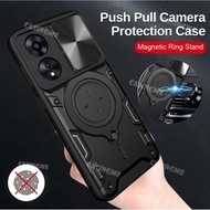 OPPO A78 2023 Shockproof Armor Push Pull Camera Protect Cover For OPPO A78 A74 A57 A77 A17 A17K Oppo