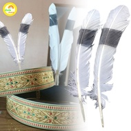 Dayak Feather/Turkey Feather Tail Chicken Feather Kirip Dayak Dance Ring